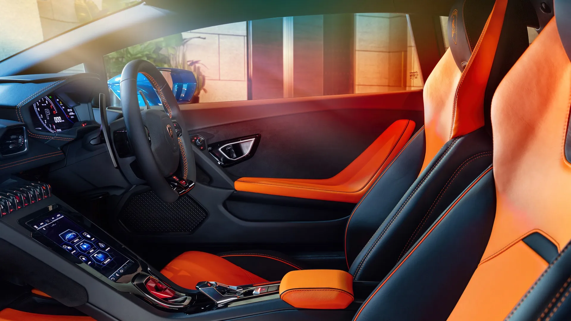 Lamborghini Huracan Evo Rwd 4K Interior